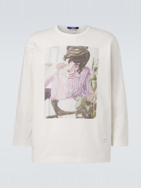 Junya Watanabe MAN x Merz B. Schwanen cotton jersey T-shirt