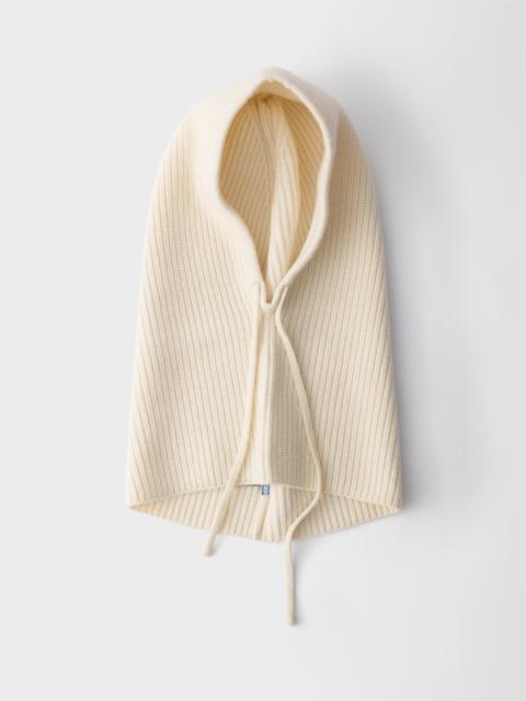 Prada Wool and cashmere knit hood