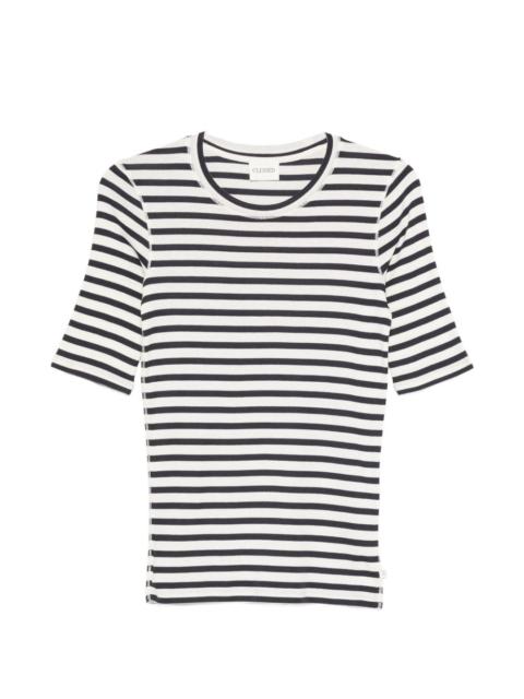 CLOSED striped ribbed-knit T-shirt