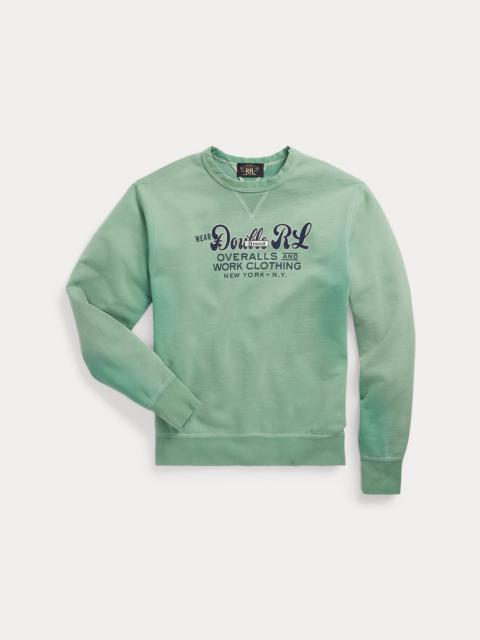 RRL by Ralph Lauren Garment-Dyed Logo Fleece Sweatshirt