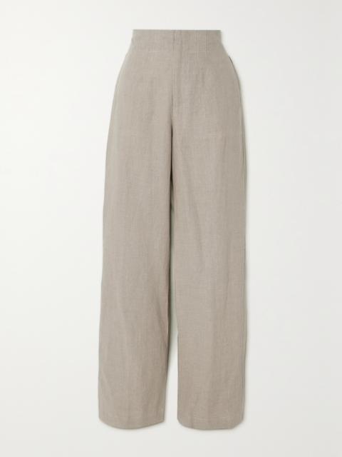 FAITHFULL + Net Sustain Isotta Linen Straight-leg Pants