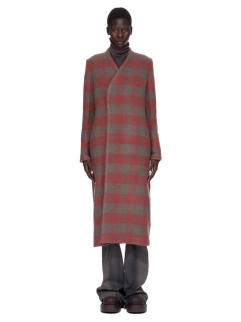 Rick Owens Plaid Double-Breasted Outercoat