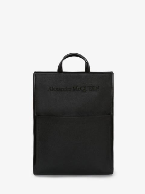 Alexander McQueen Edge Backpack in Black