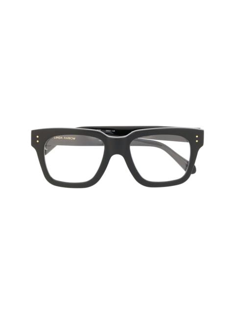 LINDA FARROW square frame glasses