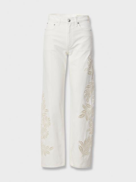 rag & bone Shea Relaxed Straight Jean High-Rise in Lightweight Rigid Denim