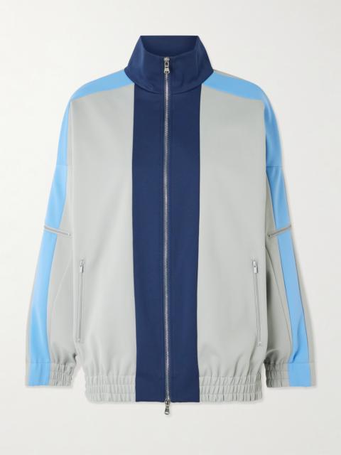 Tibi Color-blocked Jersey Jacket