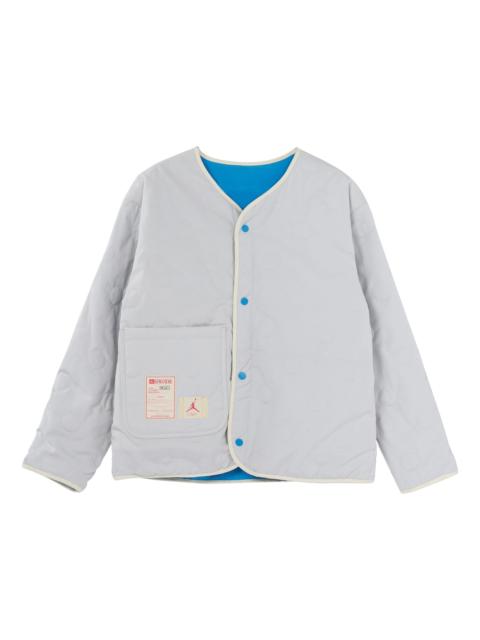 Jordan Air Jordan x union Crossover Solid Color Printing Logo reversible Long Sleeves Jacket Asia Edition B
