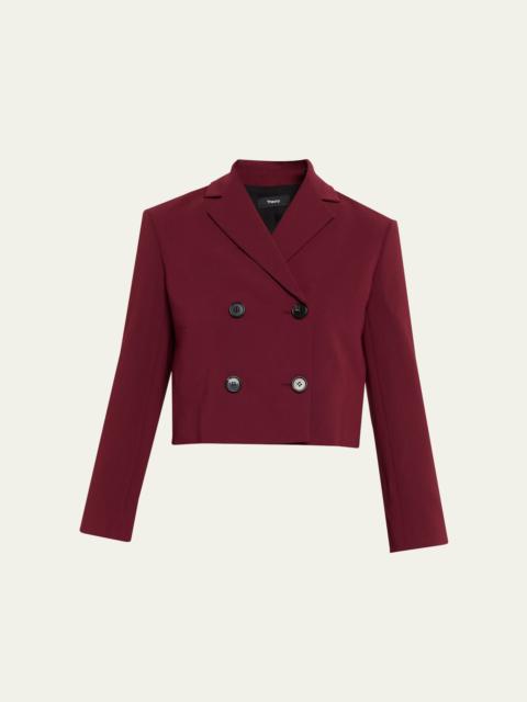 Theory Crop Double-Breasted Jacket
