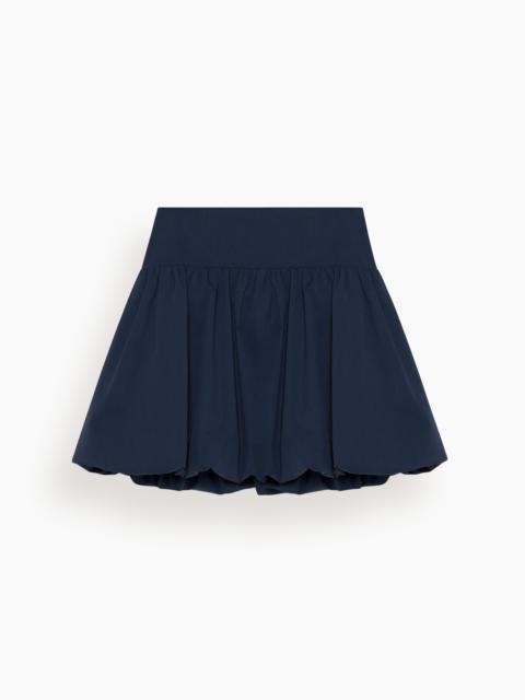SIMKHAI Pippa Bubble Mini Skirt in Midnight