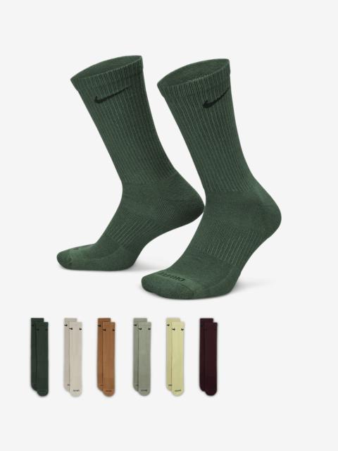 Nike Nike Everyday Plus Cushioned Training Crew Socks (6 Pairs)