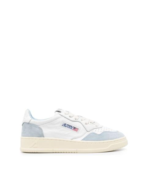 Medalist panelled leather sneakers