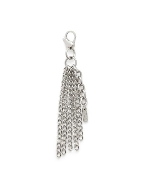 Diesel METAL KEYRING WITH CHAIN FRINGES