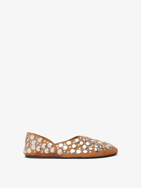 KHAITE Jane bleige studs flats