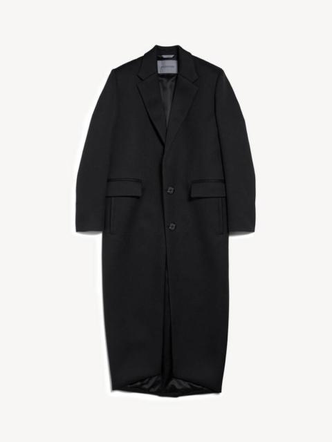 BALENCIAGA Women's Long Sack Coat in Black