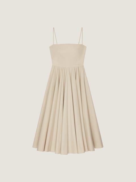 Givenchy SLICED LONG DRESS IN POPLIN