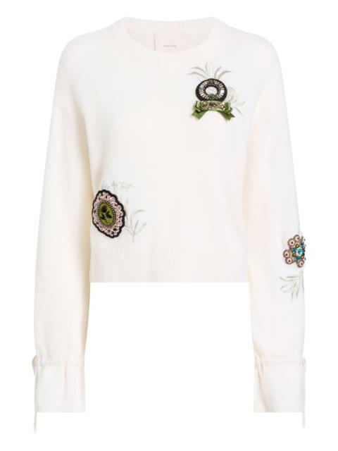 Cinq à Sept Tasha rose patch top