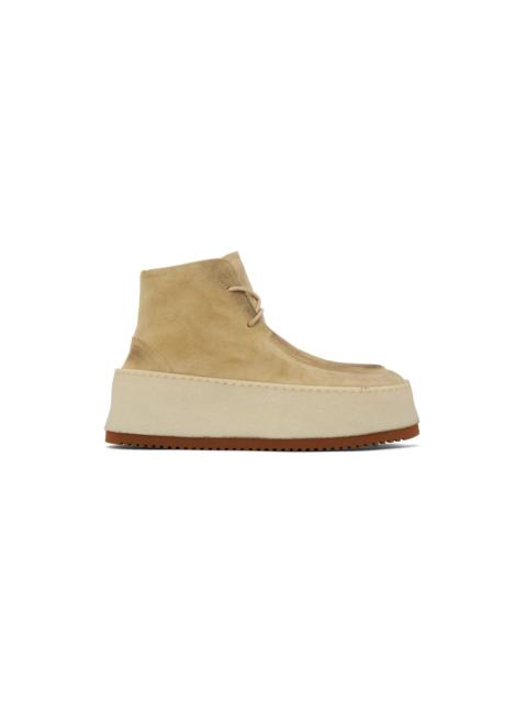 Marsèll Beige Parapana Ankle Boots