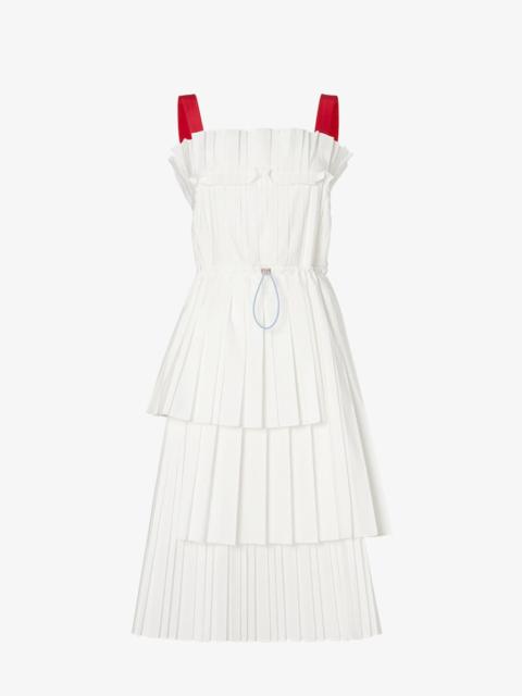 FENDI Dress White faille dress