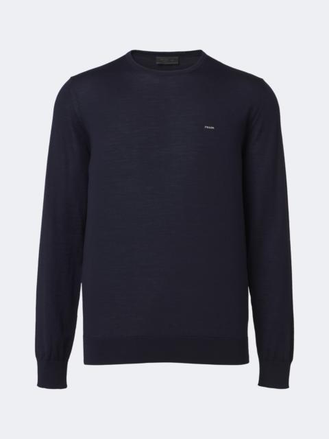 Prada Logo virgin wool sweater