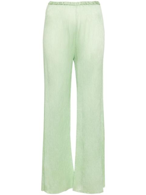 forte_forte straight-leg pleated trousers