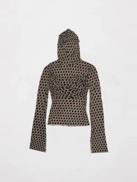 AVAVAV Hooded Wrapped Top