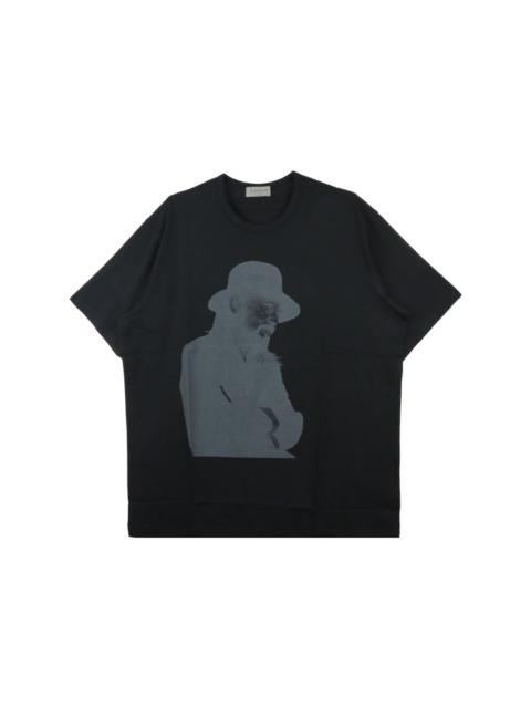 Yohji Yamamoto graphic-print cotton T-shirt
