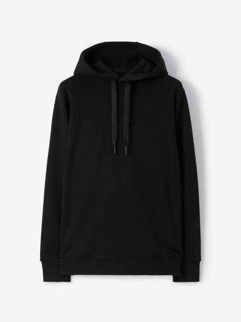 Burberry Embroidered EKD Cotton Hoodie