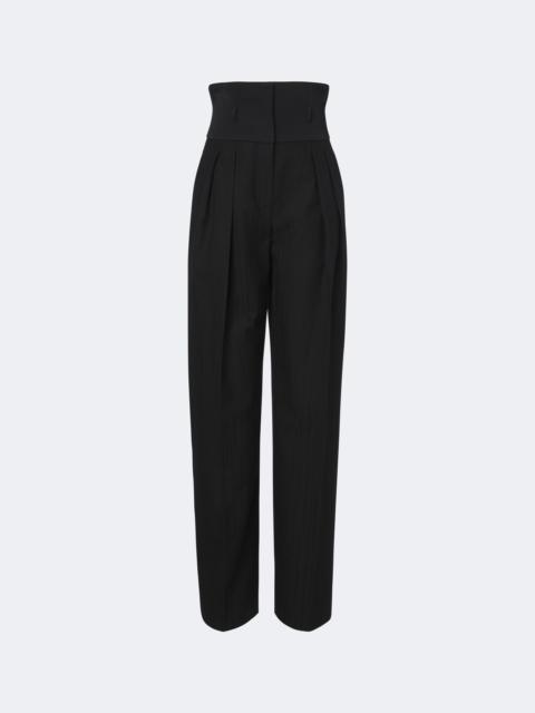 Dolce & Gabbana Pinstripe virgin wool wide-leg pants