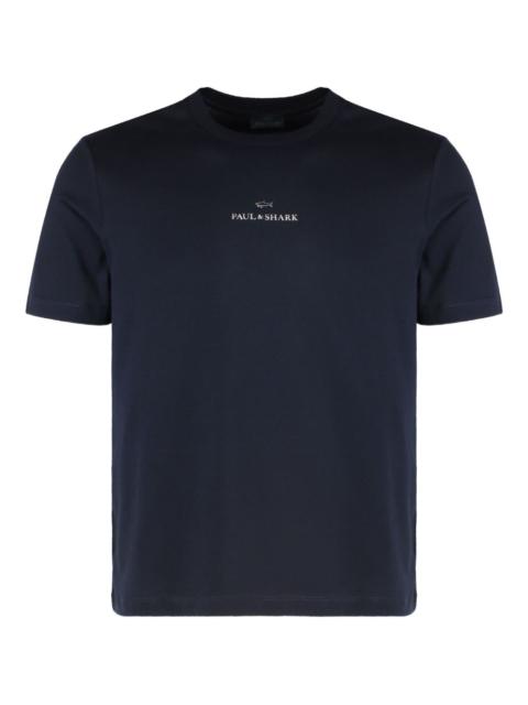 Paul & Shark logo-detail cotton T-shirt
