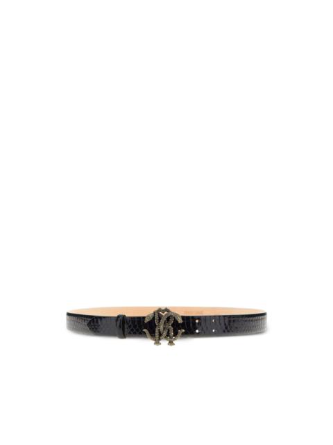 Roberto Cavalli logo belt