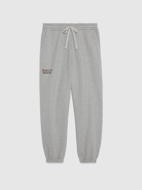 GUCCI Cotton sweatpant with print