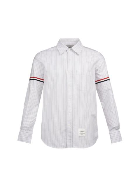 Thom Browne Straight Fit Long Sleeve Shirt