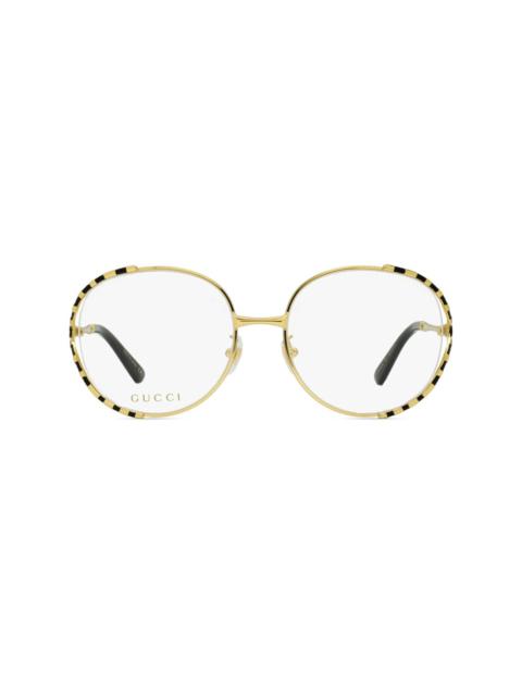 GUCCI round frame glasses