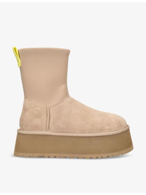 UGG Classic Dipper suede and rubber boots