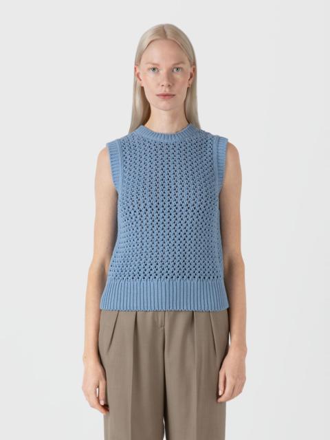 Sunspel Chunky Cotton Stitch Vest