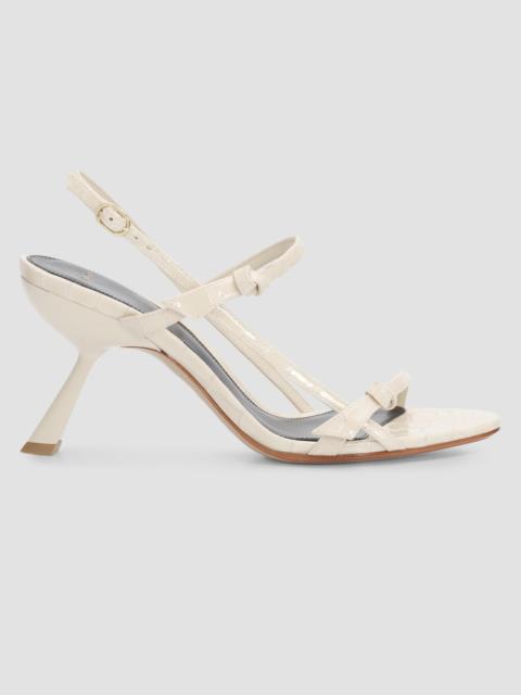 ALEXANDRE BIRMAN Women's Slim Clarita 85MM Cage Sandals - Eggshell