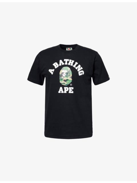 A BATHING APE® College Camo-Print Cotton T-Shirt