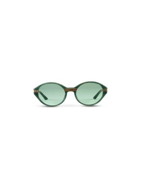 CASABLANCA Cannes Gold & Light Green Sunglasses