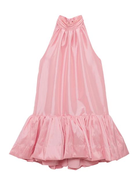 SIMKHAI Women's Hope Taffeta Bow Tie Minidress - Dusty Rose