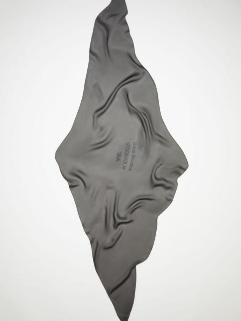 Silk scarf - Carbon grey
