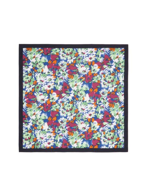 Marni Multicolor Floral Poplin Scarf
