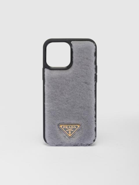 Prada Shearling cover for iPhone 13 Pro Max