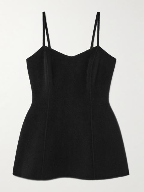RÓHE Paneled Wool Bustier Top
