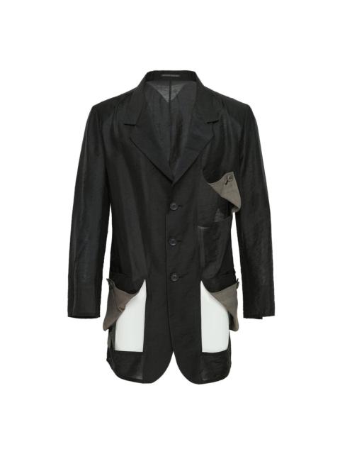 Diagonal Button Jacket