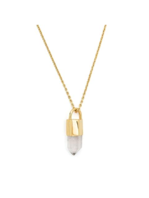 Parts of Four Talisman quartz pendant necklace