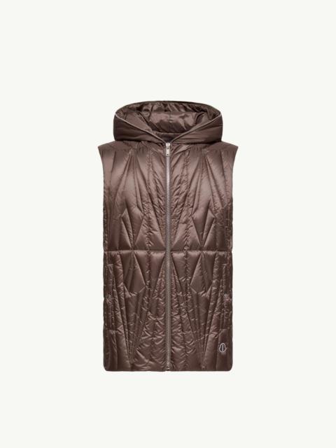 Moncler Moncler + Rick Owens Geocamo Ziplock Hooded Down Vest