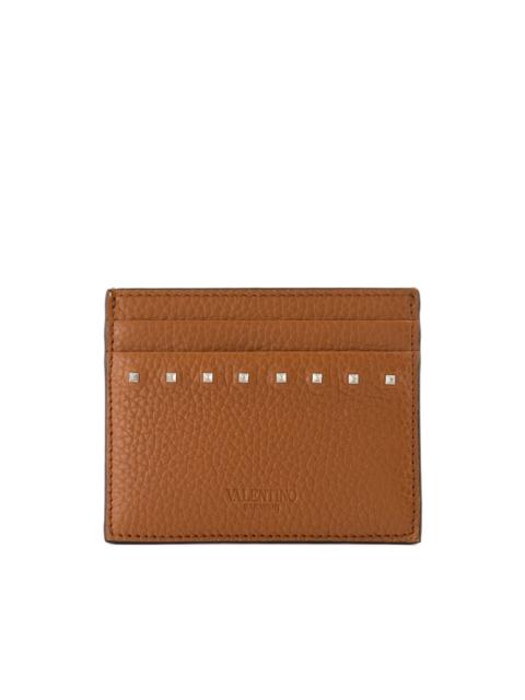 Valentino Rockstud leather cardholder