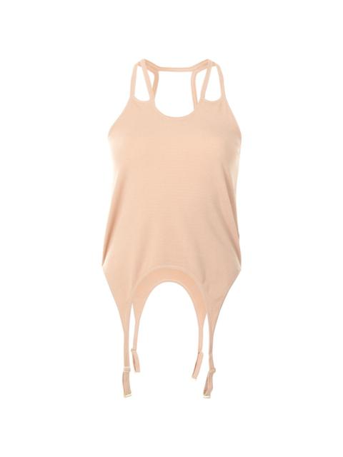 Dion Lee teardrop hoisery tank top