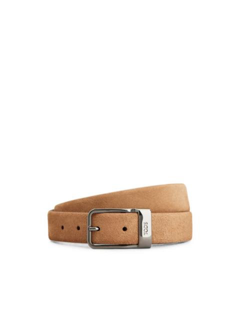 Tod's belt in suede