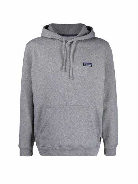 Patagonia logo-patch long-sleeved hoodie